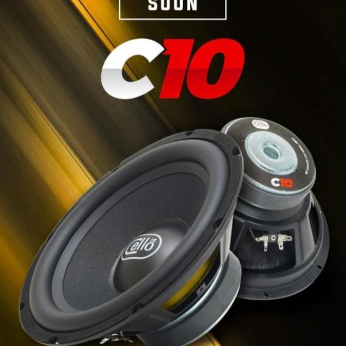 Subwoofer Cello 10inch E10 DVC-4ohm Terlaris