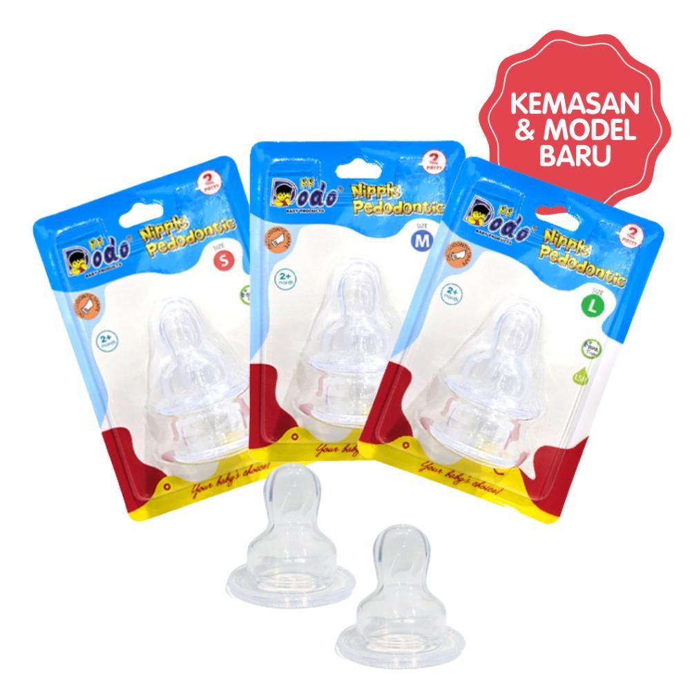 Parafelaa - Dodo Dot Gepeng Nipple Pedodontic 2Pcs Blister | Empeng Bayi S M L