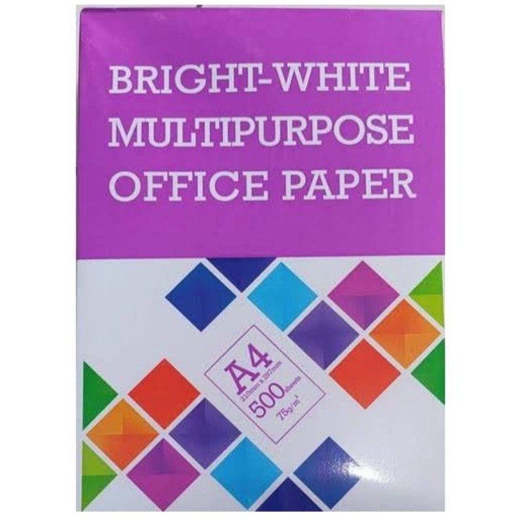 Kertas A4 Office Paper 75gsm 1 rim kertas HVS 1 Rim