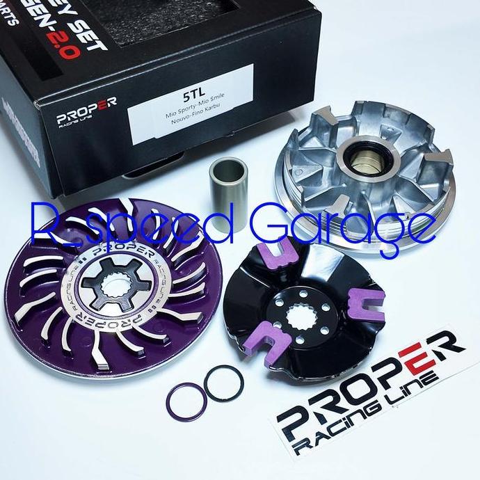 Big Pulley Pully Depan Proper Gen 2 Mio Sporty Mio Smile Nouvo Fino Karbu 5Tl Asli