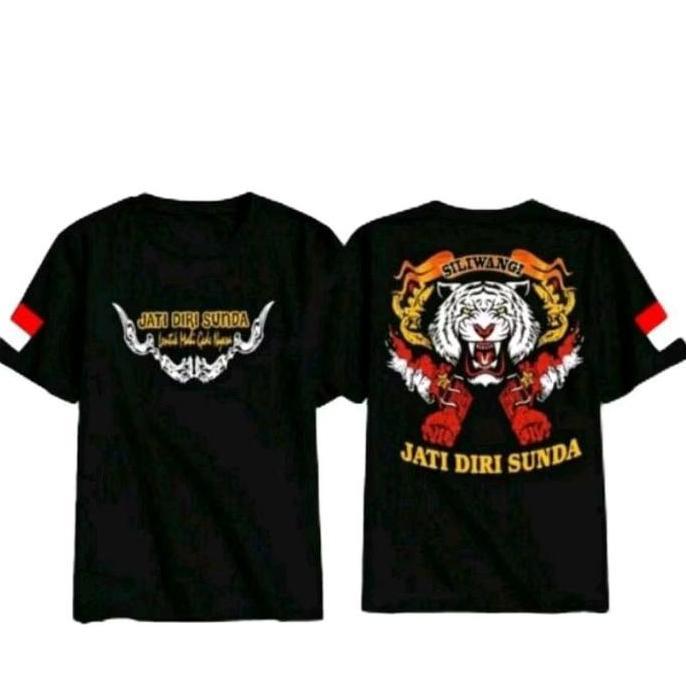 KAOS JATI DIRI SUNDA SILIWANGI GAMBAR MACAN PUTIH