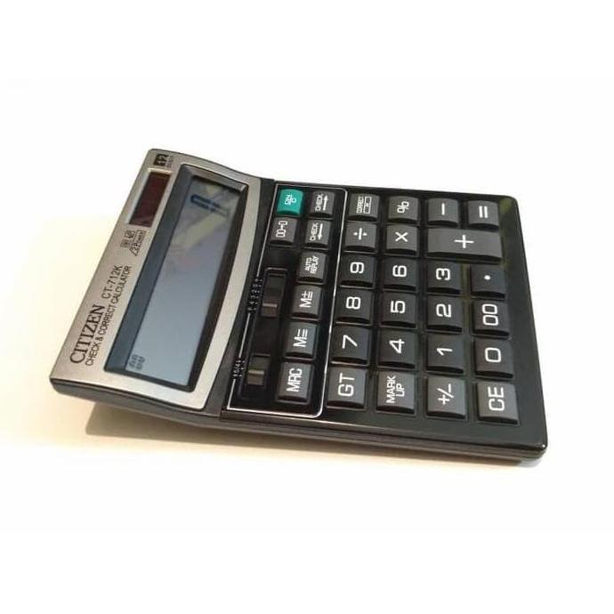 Kalkulator Citizen Ukuran Besar Pakai Batu Baterai Aa Biasa Kantor
