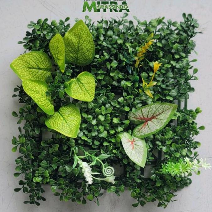 Promo Daun Bunga Plastik Hiasan Dinding Cantik Customize Dekorasi Rumah COD