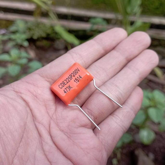 Kapasitor Tone Gitar Sprague Orange Drop USA 473K 47nf 473 473J 047uf