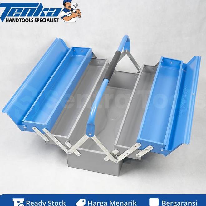 Tool Box / Kotak Perkakas Besi Tenka 3 Susun Tb 122