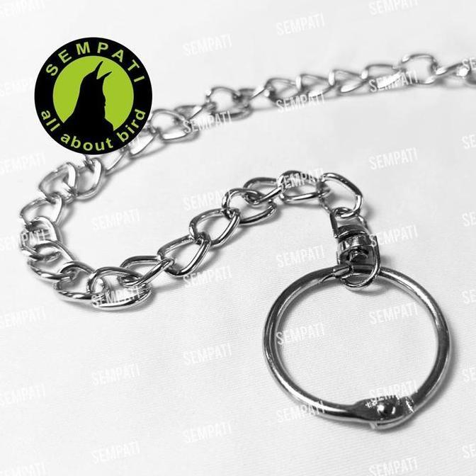 SEMPATI Rantai Burung Nuri Pelangi Ring Import 7 Mm Rantai Ff Umbaran Free Flying Rantai Gelang Kaki
