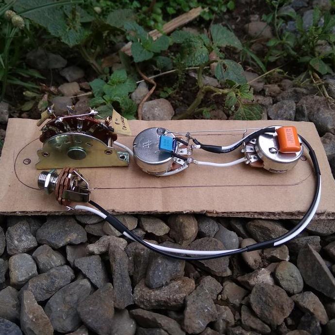 Prewiring Gitar Telecaster 3 Way Fender Squier Wiring Harness