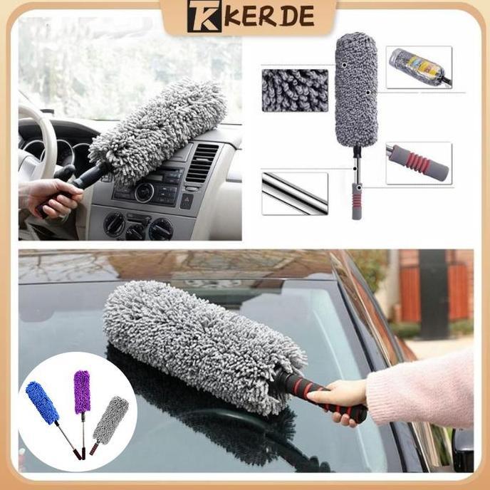 [KERDE] Kemoceng Microfiber Mobil Tebal Scalable Pembersih Debu Rumah Anti Statis Kemoceng Bulu Ayam