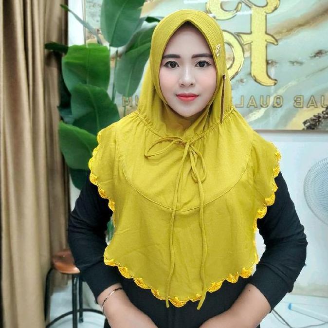 hijab fo citra serut depan sulam cantik