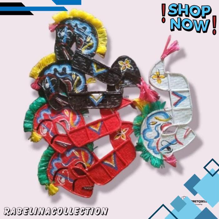 New Paket Setelan Reog Ponorogo|Lengkap Kostum Jaranan Anak|Set Lengkap Reog Anak|Jaran Pecut Topeng