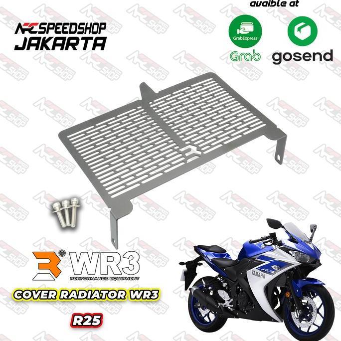 DV14 - Cover Tutup Radiator WR3 yamaha R25 R 25 MT25 MT 25