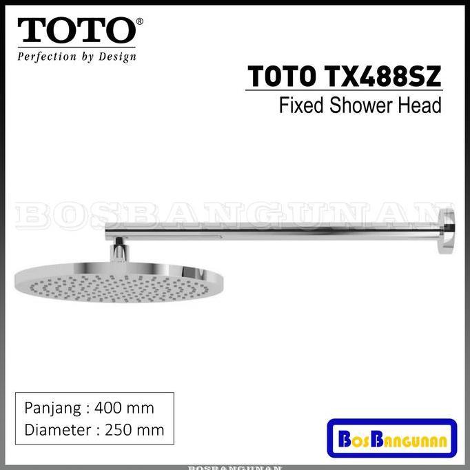 TERMURAH - Fixed Shower Head TOTO TX488SZ / Rain Shower / Shower Tembok TOTO / Fixed Shower Head TOT