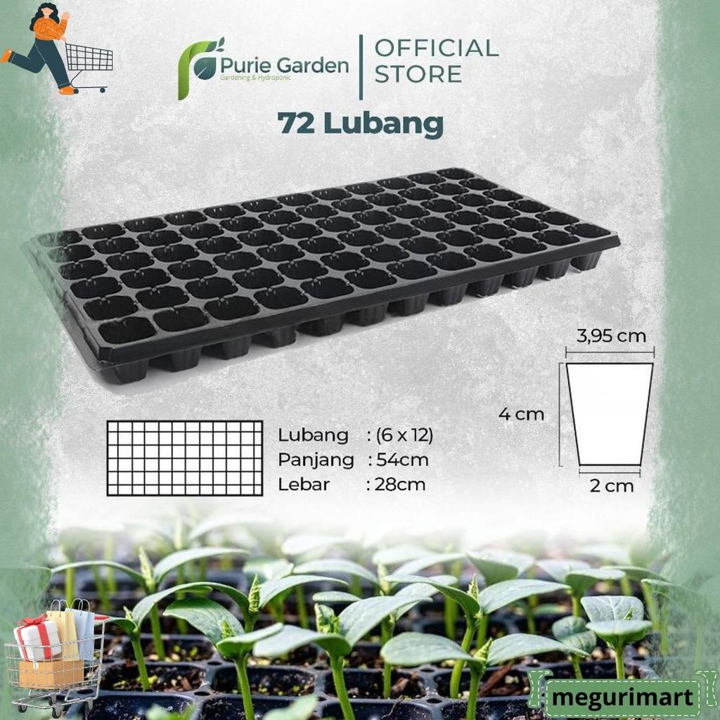 Tray Semai 72 Lubang Pot Tray Penyemaian Bibit Tanaman COD