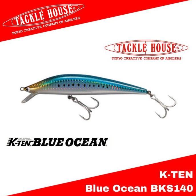 BEBAS ONGKIR - Tackle House K-Ten Blue Ocean BKS140 Sinking Lure 140mm 35gr