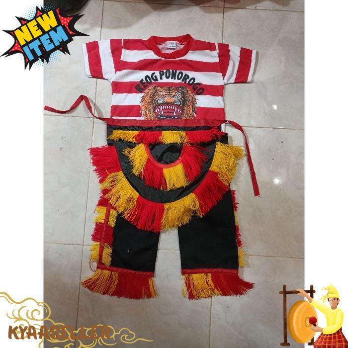 Baju Reog Anak. Pakaian Reog Anak. Kostum Reog Anak. Baju Reog. Kostum Reog. Pakaian Reog Br 1114