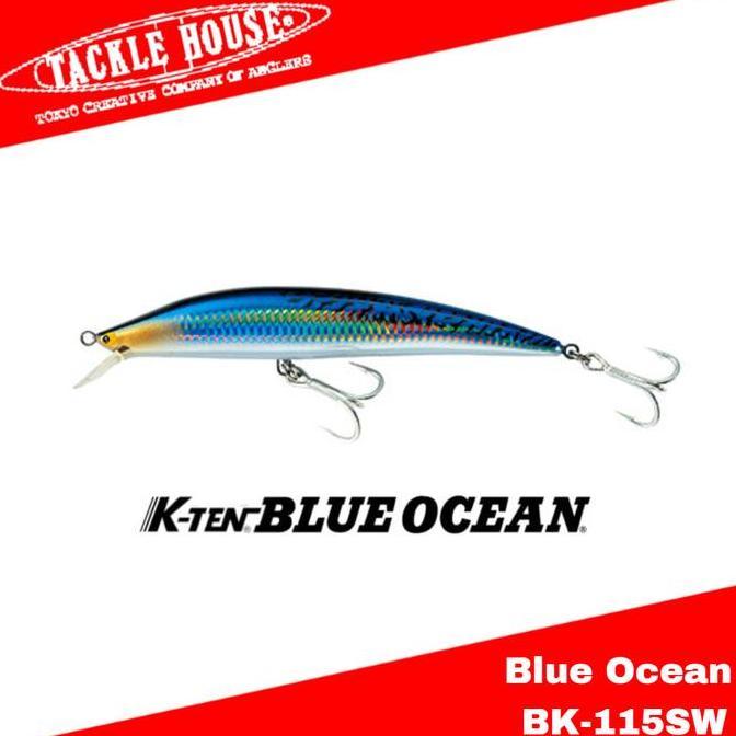 BEBAS ONGKIR - Tackle House K-Ten Blue Ocean BK-115SW Sinking Lure 115mm 35gr