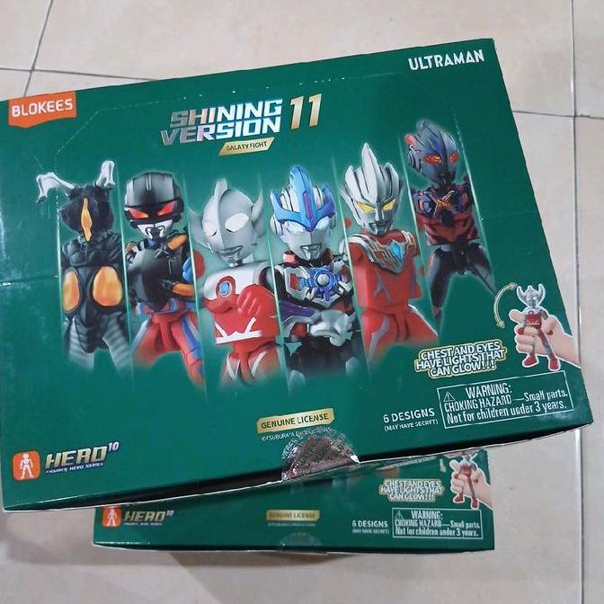 Blokees Ultraman Shining Version 11 Ken Gear Zero Orb Lightning Regulos X Darkness Zetton Secret Tri