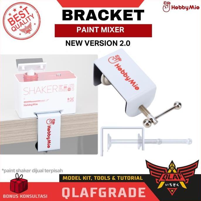 Bracket Shaker Hobby mio - adjustable clamp pengaduk cat paint mixer campur cat otomatis