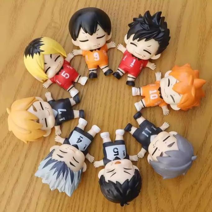 haikyuu chibi figure set 8