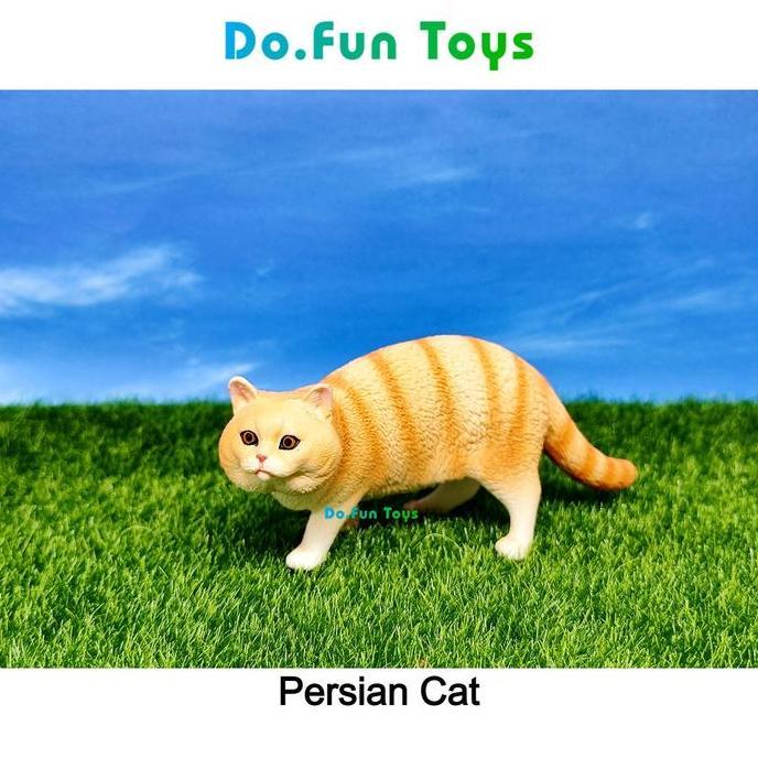 Persian Cat Animal Figure / Miniatur Mainan Binatang Kucing Persia