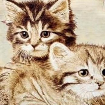 HIASAN DINDING LUKISAN KUCING DEKORASI DINDING RUANG TAMU CAFE