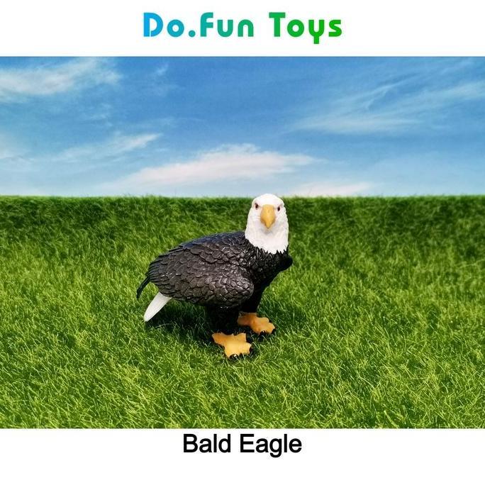 Bald Eagle Animal Figure/ Miniatur Burung Elang Botak