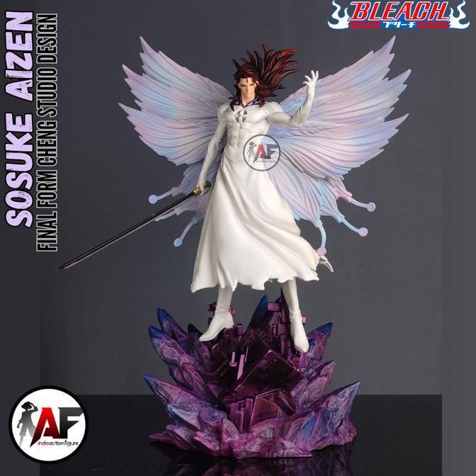 Statue Action Figure Bleach Sosuke Aizen Final Form Cheng Studio Design Recast