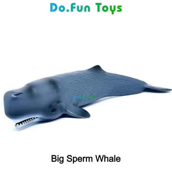 Big Sperm Whale New Figure / Miniatur Ikan Paus Sperma Besar