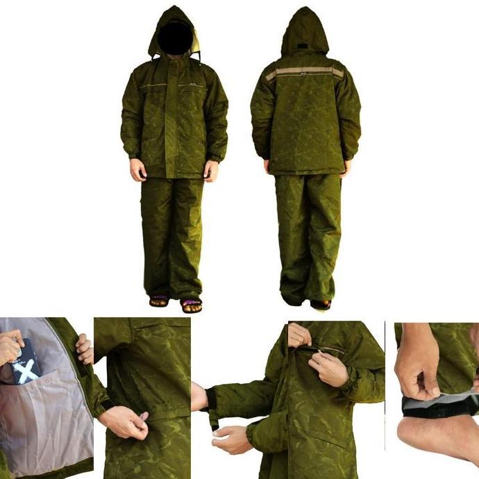 Jas Hujan Tebal Anti Bocor Dasus