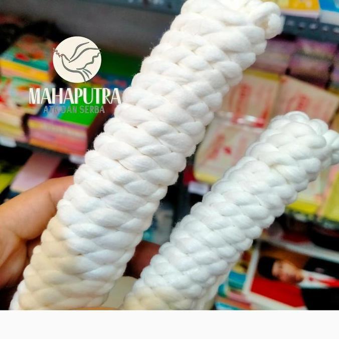 TALI PRAMUKA 10 METER/ 5 METER TALI PRAMUKA PUTIH MURAH GROSIR