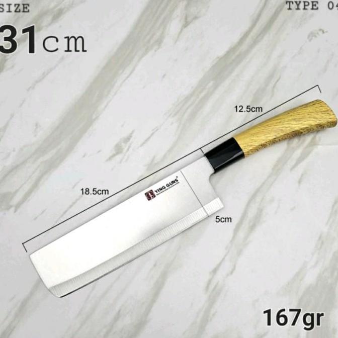 Dapur Stainless Chef Knife Ying Guns
