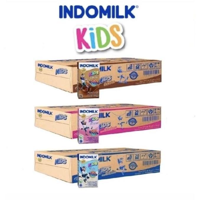 New- Indomilk kids Susu UHT 1 karton