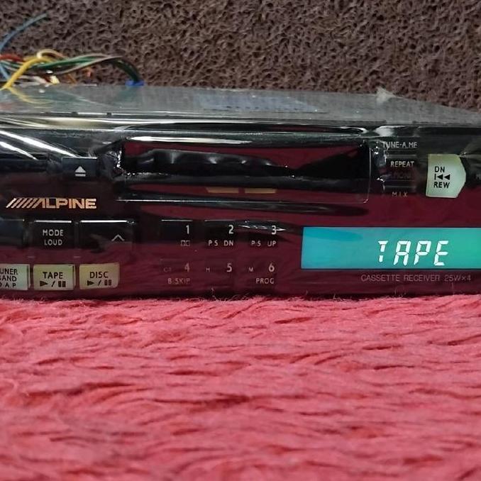 head unit tape kaset pita merk Alpine 7532E