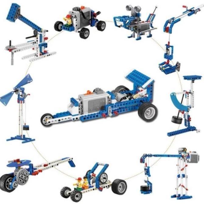 Lego 9686 Alat Pembelajaran Partikel Kecil Set Mesin Mekanik Yang Dapat Dirakit Sains Dan Teknologi 