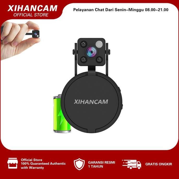 Jantikenaga - XIHANCAM Mini CCTV Wireless Spy Cam Tanpa Kabel Kamera Mini Tersembunyi