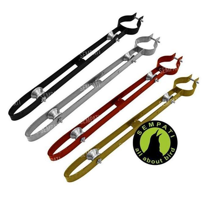 SEMPATI Katrol Perkutut Model Antik Kerekan Besi Panjang Antik Gantungan Sangkar Kandang Burung Perk