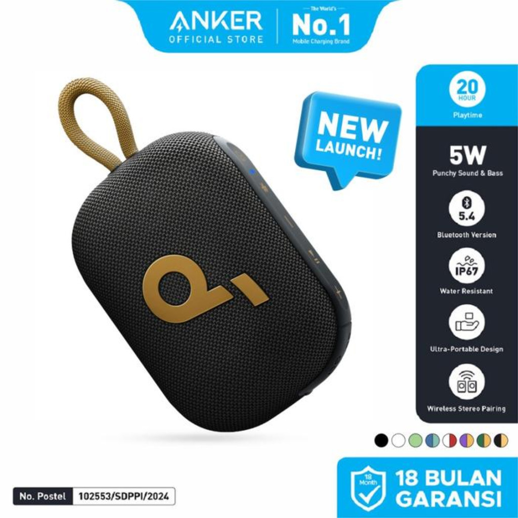 Soundcore Select 4 Go Ultra Portable Bluetooth Speaker by Anker