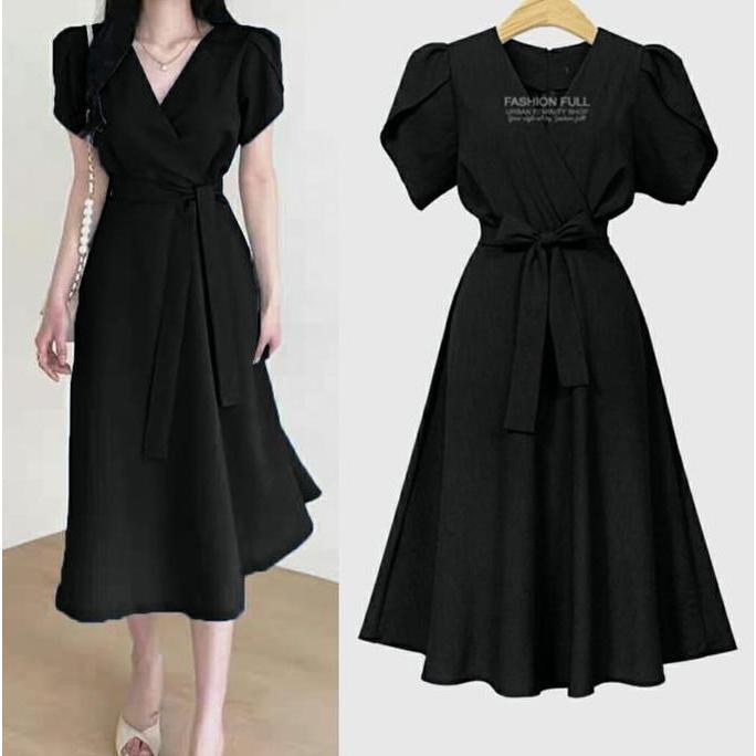 Dress Davia / Gaun Wanita Terbaru Kekinian / Dress Wanita Dewasa / Dress Wanita Modern / Dress Korea