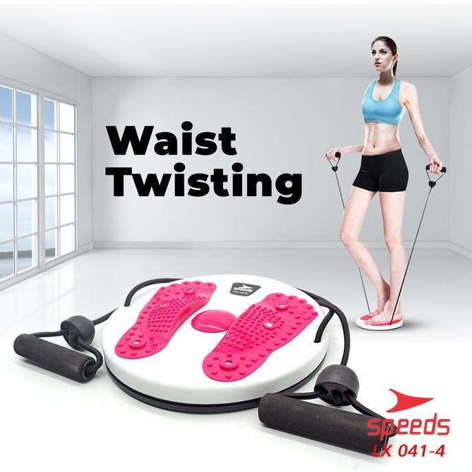 Speeds Waist Twisting Magnetic Tali Resistance Band Alat Olahraga Putar Gym Bisa Untuk Mengecilkan P