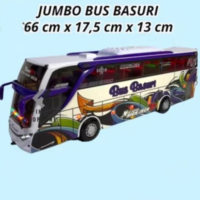 Mainan Mobil Bus BASURI JUMBO Truk Oleng Telolet DT20