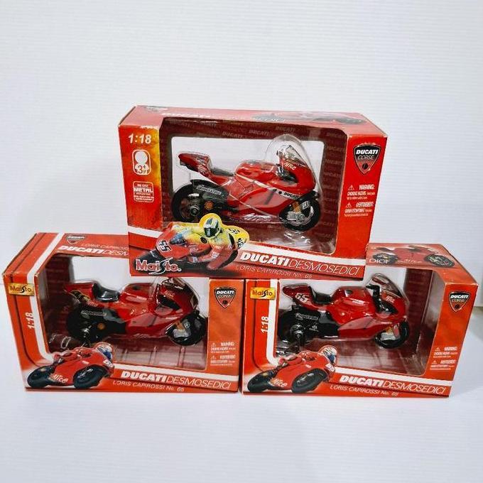 Maisto Diecast Ducati Desmosedici Loris Capirossi #65