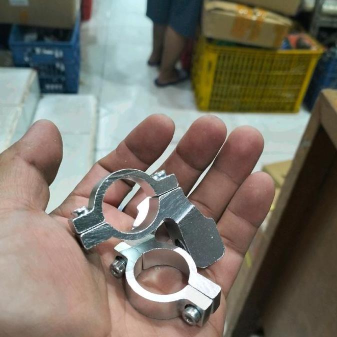 DR234 - bracket spion bracket lampu tembak drat 14 bracket stang spion bracket lampu tembak stang du