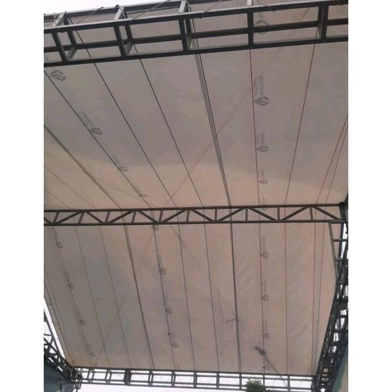 Bisa Cod Grosir  Terpal Korea A20 Putih White Meteran Ukuran Custom Bebas Untuk Tenda Terop Tutup Tr