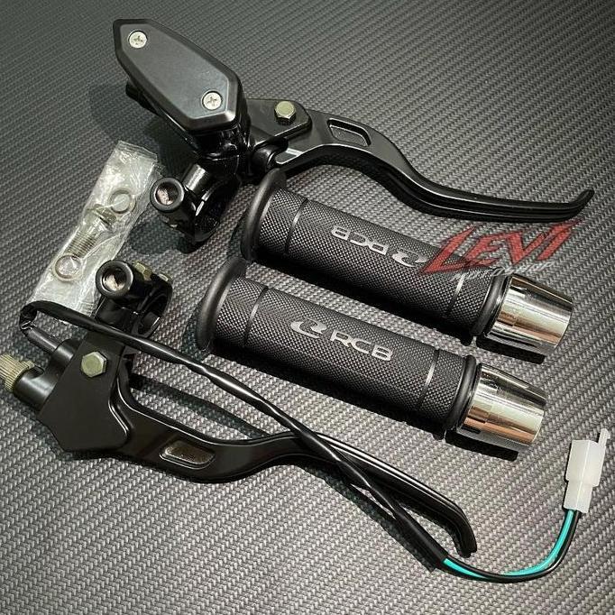 DV225 - Master Rem Tabung Model Oval Original + Handgrip RCB Original 100% HG55 + Jalu Stang CNC Bis