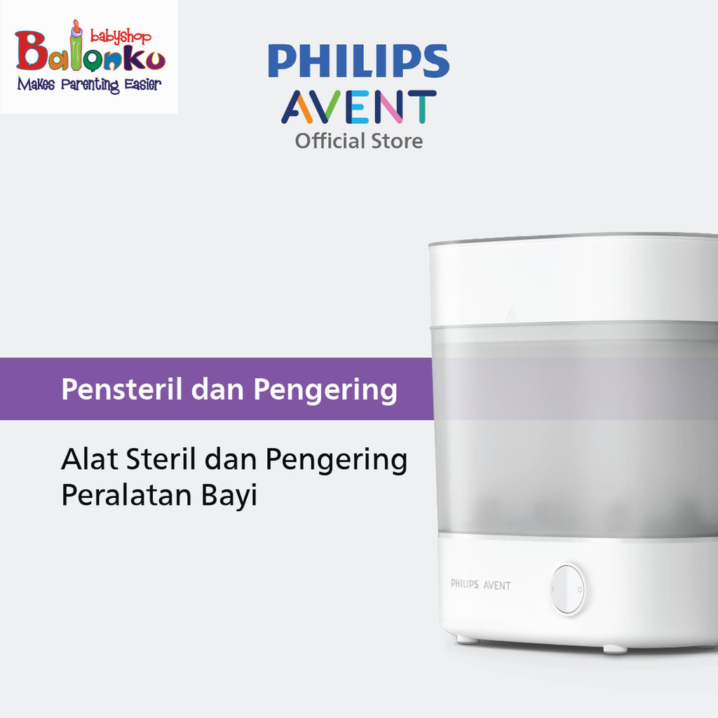 Philips Avent | Sterilizer & Dryer | Alat Steril & Pengering Peralatan Bayi | SCF293/00
