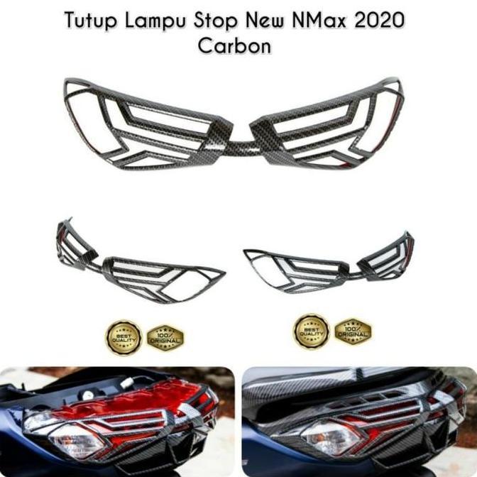 DI34 - CARBON NEMO COVER TUTUP KARBON NEW NMAX 2020 2021 2022 2023 LENGKAP FULL BODY MERK NEMO ORIGI