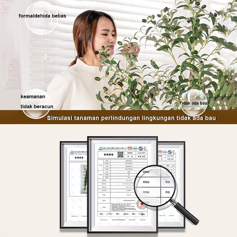 TANAMAN HIAS Pohon Zaitun Artificial 1.2/1.5M bunga artificial POHON PALSU OLIVE POHON ARTIFICIAL PO