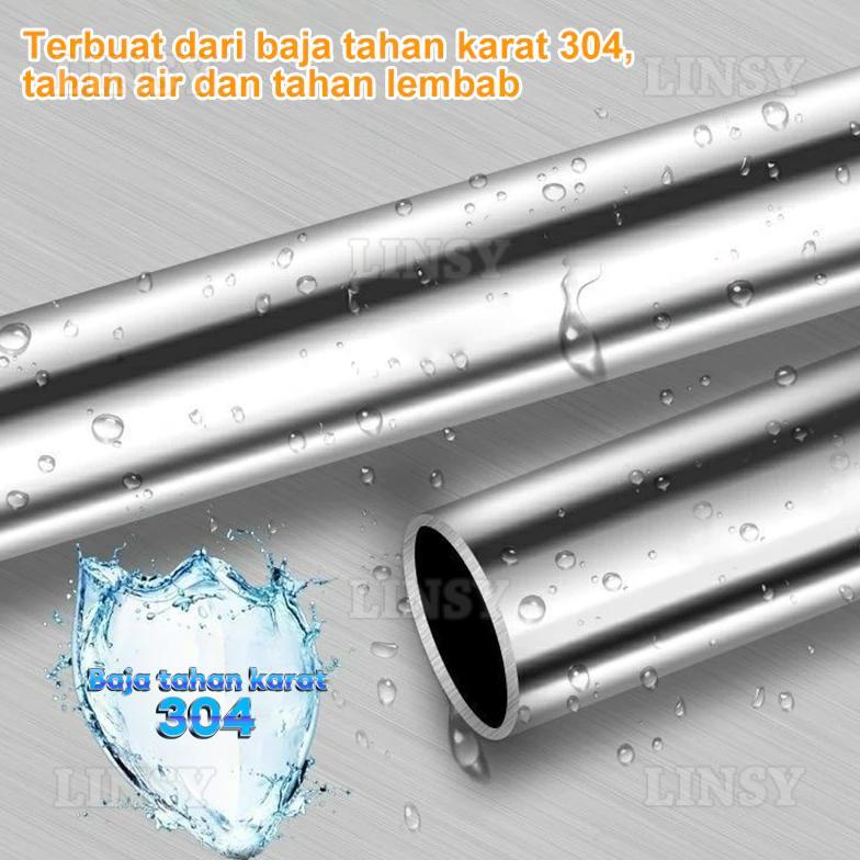 Jemuran Dinding Lipat Stainless 2 Meter Jemuran Baju Pakaian Dinding Jemuran Lipat Dinding