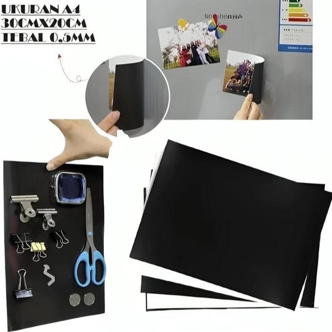 New- Magnet Lembaran Magnit Lembaran Magnet sheet Magnet fleksibel Tebal 0,5mm termurah