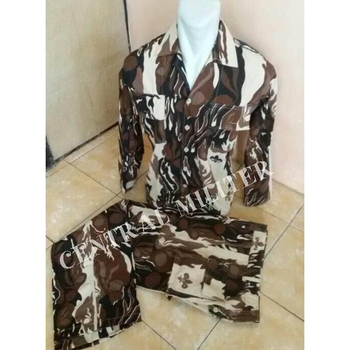 seragam pramuka/seragam loreng pramuka/doreng pramuka/baju pramka